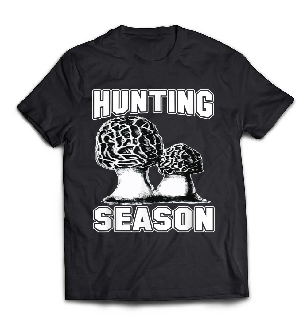 Mellow Mushroom Hunting Season Morel and Funghi T-Shirt: Celebrate the Joy of Foraging